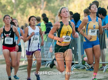 Thumbnail 3 in Clovis Invitational Division 1 5K Varsity Girls Race photogallery.