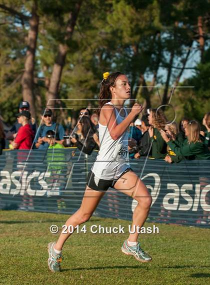 Thumbnail 3 in Clovis Invitational Division 1 5K Varsity Girls Race photogallery.