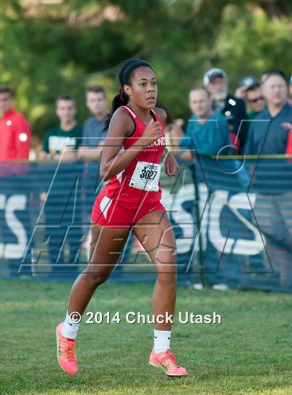 Thumbnail 2 in Clovis Invitational Division 1 5K Varsity Girls Race photogallery.