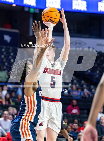 Thumbnail 2 in Wilson Prep @ Corvian Community (NCHSAA 1A Final) photogallery.