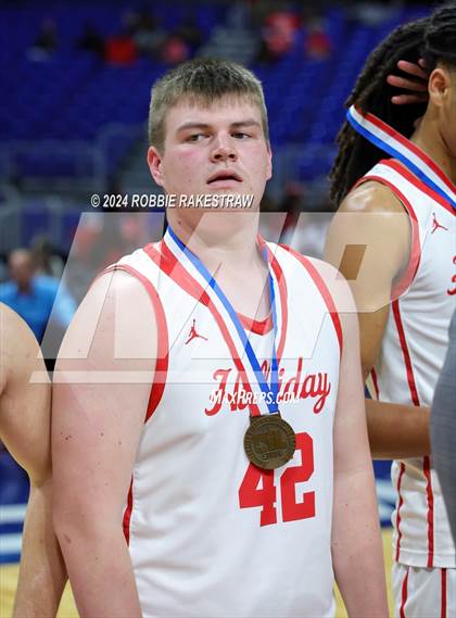 Thumbnail 2 in Holliday vs. Ponder (UIL 3A Basketball Semifinal Medal Ceremony) photogallery.