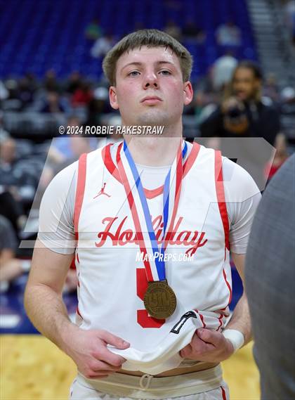 Thumbnail 3 in Holliday vs. Ponder (UIL 3A Basketball Semifinal Medal Ceremony) photogallery.