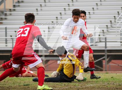 Thumbnail 2 in Poly vs Corona (Norte Vista Varsity Tournament) photogallery.