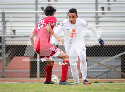 Thumbnail 2 in Poly vs Corona (Norte Vista Varsity Tournament) photogallery.