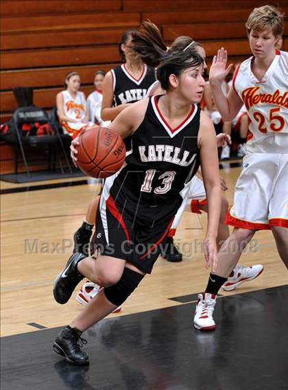 Thumbnail 2 in Whittier Christian vs. Katella (El Dorado Tournament) photogallery.