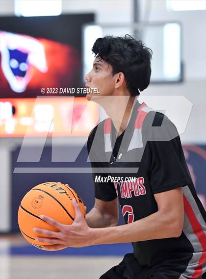 Thumbnail 3 in West Campus vs. Leroy Greene Academy (Fortune Showcase) photogallery.