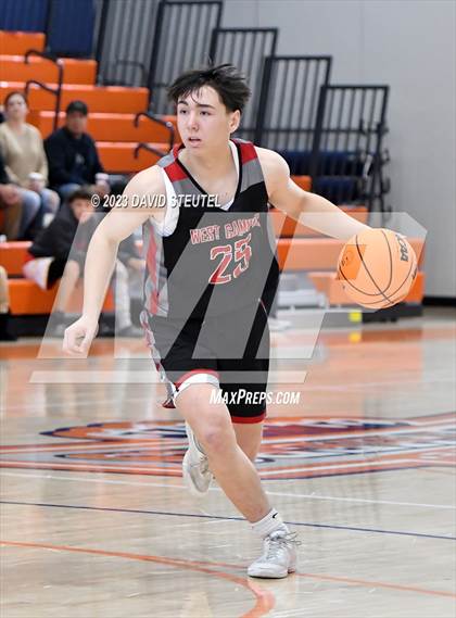 Thumbnail 3 in West Campus vs. Leroy Greene Academy (Fortune Showcase) photogallery.