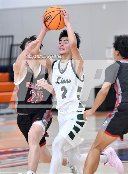 Thumbnail 2 in West Campus vs. Leroy Greene Academy (Fortune Showcase) photogallery.
