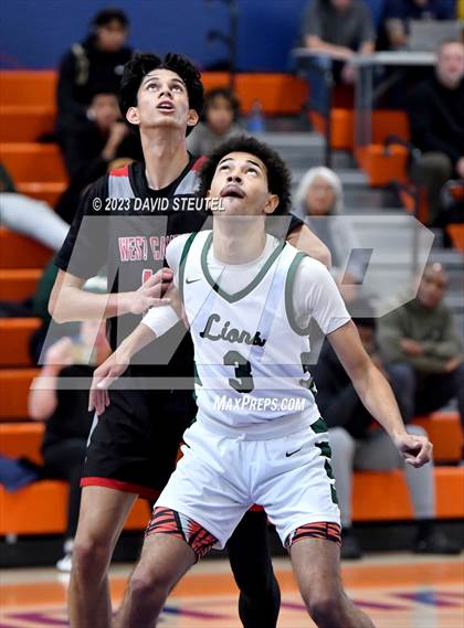Thumbnail 2 in West Campus vs. Leroy Greene Academy (Fortune Showcase) photogallery.