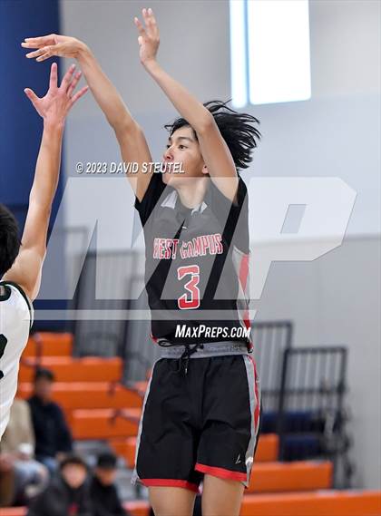 Thumbnail 1 in West Campus vs. Leroy Greene Academy (Fortune Showcase) photogallery.