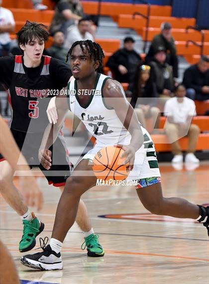 Thumbnail 1 in West Campus vs. Leroy Greene Academy (Fortune Showcase) photogallery.