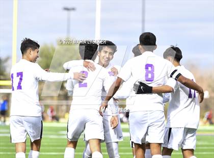 Thumbnail 3 in Cypress Ridge vs. Humble (CFISD Soccer Showcase) photogallery.
