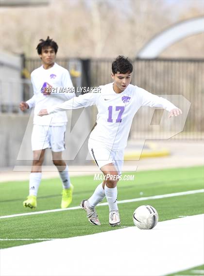Thumbnail 2 in Cypress Ridge vs. Humble (CFISD Soccer Showcase) photogallery.