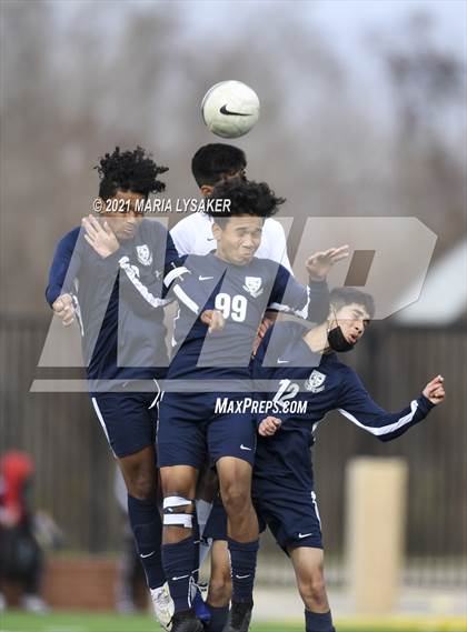 Thumbnail 2 in Cypress Ridge vs. Humble (CFISD Soccer Showcase) photogallery.