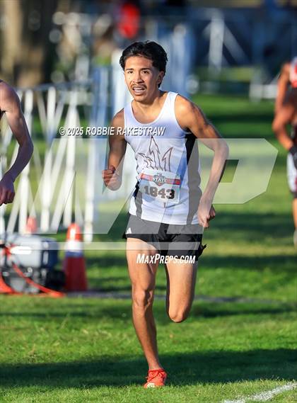 Thumbnail 2 in UIL 3A Boys Cross Country State Final photogallery.