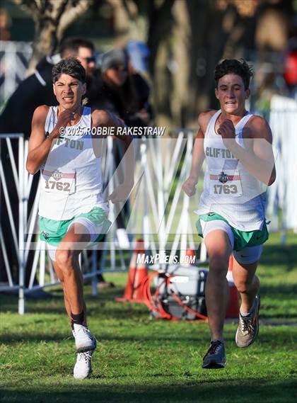 Thumbnail 1 in UIL 3A Boys Cross Country State Final photogallery.