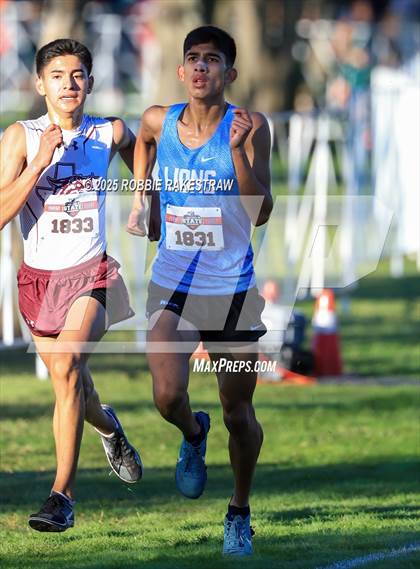 Thumbnail 1 in UIL 3A Boys Cross Country State Final photogallery.