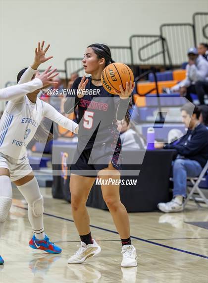 Thumbnail 3 in Estrella Foothills vs. Liberty (Las Vegas Thanksgiving Showcase) photogallery.