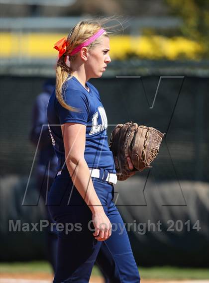 Thumbnail 3 in Prestonwood vs Prosper (LCS/Argyle Softball Tournament) photogallery.