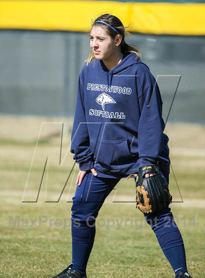 Thumbnail 3 in Prestonwood vs Prosper (LCS/Argyle Softball Tournament) photogallery.