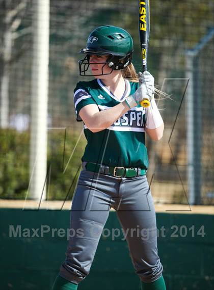 Thumbnail 3 in Prestonwood vs Prosper (LCS/Argyle Softball Tournament) photogallery.