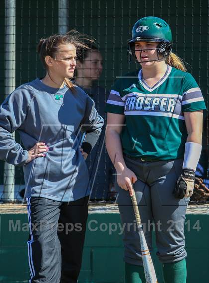 Thumbnail 3 in Prestonwood vs Prosper (LCS/Argyle Softball Tournament) photogallery.