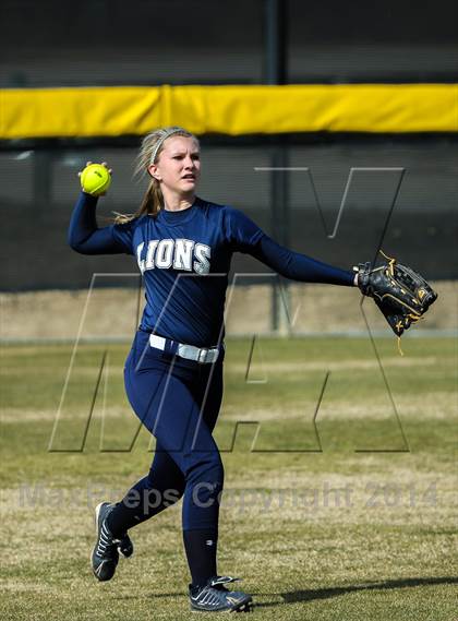 Thumbnail 3 in Prestonwood vs Prosper (LCS/Argyle Softball Tournament) photogallery.