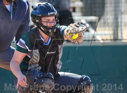 Thumbnail 3 in Prestonwood vs Prosper (LCS/Argyle Softball Tournament) photogallery.