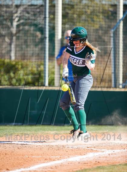 Thumbnail 3 in Prestonwood vs Prosper (LCS/Argyle Softball Tournament) photogallery.
