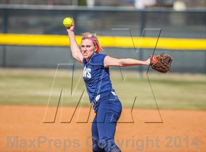 Thumbnail 3 in Prestonwood vs Prosper (LCS/Argyle Softball Tournament) photogallery.