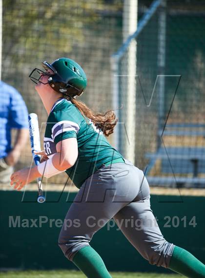 Thumbnail 3 in Prestonwood vs Prosper (LCS/Argyle Softball Tournament) photogallery.