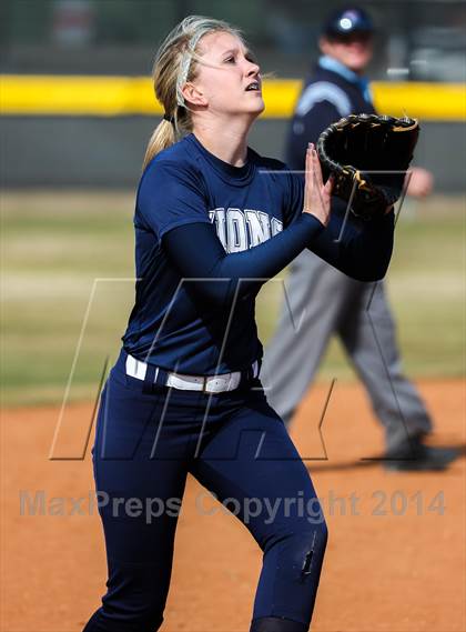 Thumbnail 3 in Prestonwood vs Prosper (LCS/Argyle Softball Tournament) photogallery.