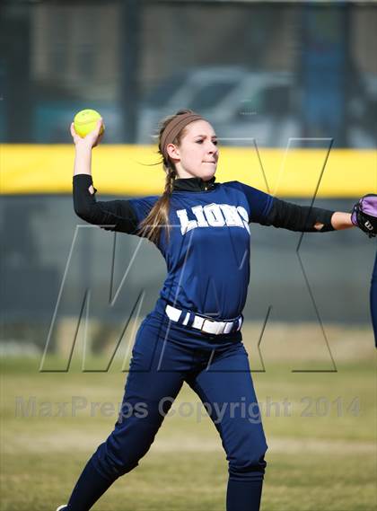 Thumbnail 2 in Prestonwood vs Prosper (LCS/Argyle Softball Tournament) photogallery.