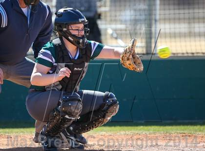 Thumbnail 3 in Prestonwood vs Prosper (LCS/Argyle Softball Tournament) photogallery.