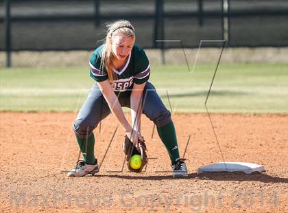 Thumbnail 2 in Prestonwood vs Prosper (LCS/Argyle Softball Tournament) photogallery.