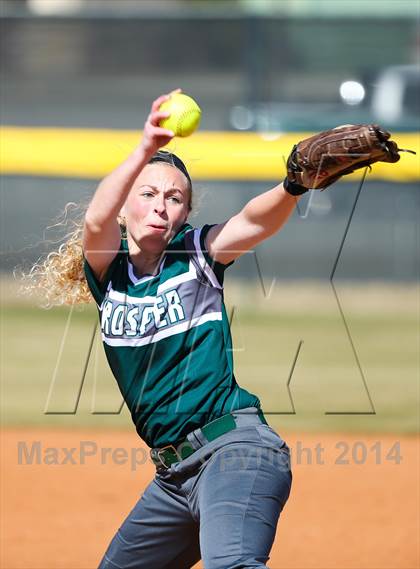 Thumbnail 2 in Prestonwood vs Prosper (LCS/Argyle Softball Tournament) photogallery.
