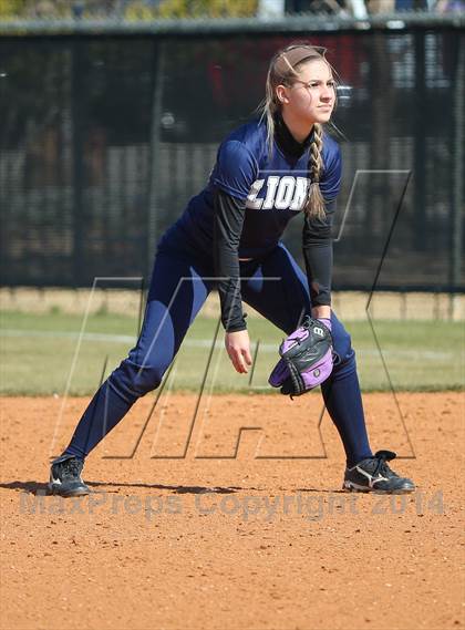 Thumbnail 1 in Prestonwood vs Prosper (LCS/Argyle Softball Tournament) photogallery.