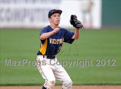 Thumbnail 3 in Weston vs. Plainville (CIAC Class M Semifinal) photogallery.
