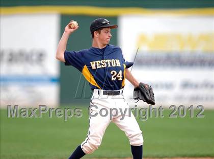 Thumbnail 3 in Weston vs. Plainville (CIAC Class M Semifinal) photogallery.