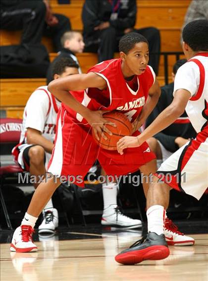 Thumbnail 2 in Etiwanda vs. Rancho Verde (Oaks Christian Tournament) photogallery.