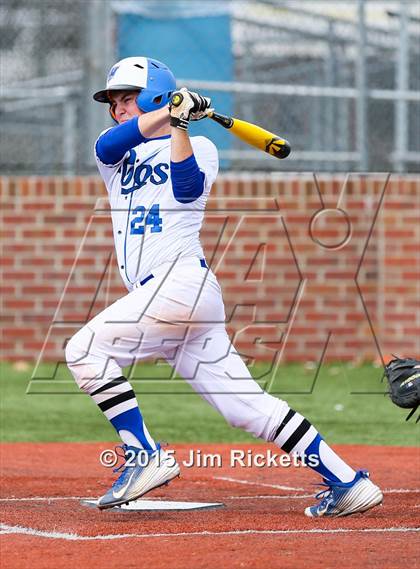 Thumbnail 2 in Weatherford vs Fossil Ridge (Arlington Heights Tournament) photogallery.