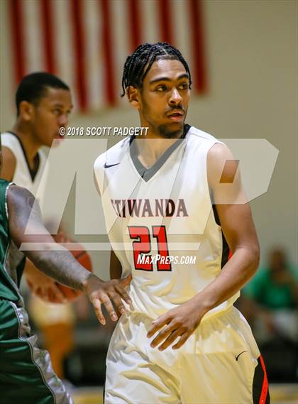 Thumbnail 2 in Etiwanda vs. Twentynine Palms (Rancho Christian Basketball Showcase) photogallery.