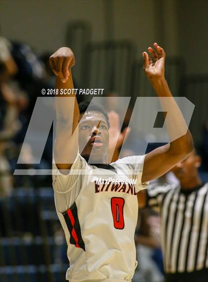 Thumbnail 3 in Etiwanda vs. Twentynine Palms (Rancho Christian Basketball Showcase) photogallery.