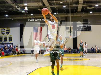 Thumbnail 2 in Etiwanda vs. Twentynine Palms (Rancho Christian Basketball Showcase) photogallery.