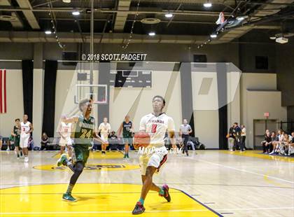 Thumbnail 2 in Etiwanda vs. Twentynine Palms (Rancho Christian Basketball Showcase) photogallery.