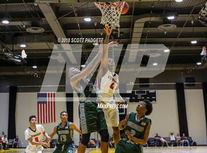 Thumbnail 1 in Etiwanda vs. Twentynine Palms (Rancho Christian Basketball Showcase) photogallery.