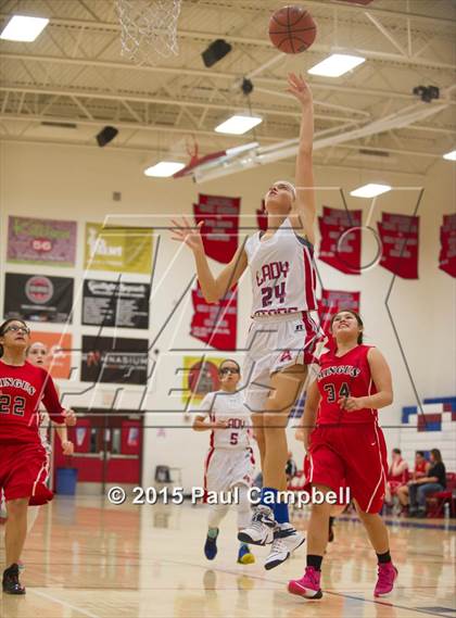 Thumbnail 1 in Arcadia vs Mingus (Arcadia Lady Hoops Tournament) photogallery.