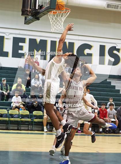 Thumbnail 1 in Santa Fe Catholic vs Fleming Island (Battle For the Island) photogallery.