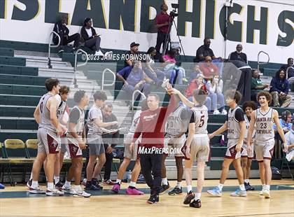 Thumbnail 1 in Santa Fe Catholic vs Fleming Island (Battle For the Island) photogallery.