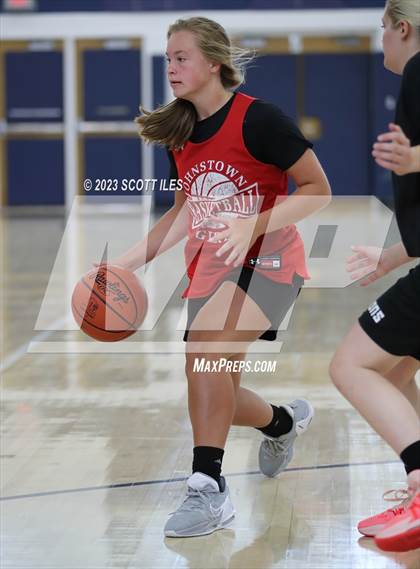 Thumbnail 2 in Liberty Union vs Johnstown-Monroe (Scrimmage) photogallery.